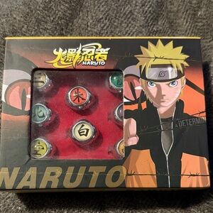 Naruto Akatsuki ring set